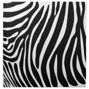 Zebra Print Cloth Napkin
