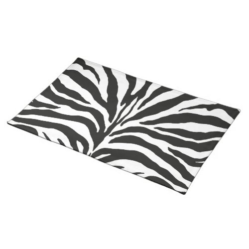 Zebra Print Cloth Placemat