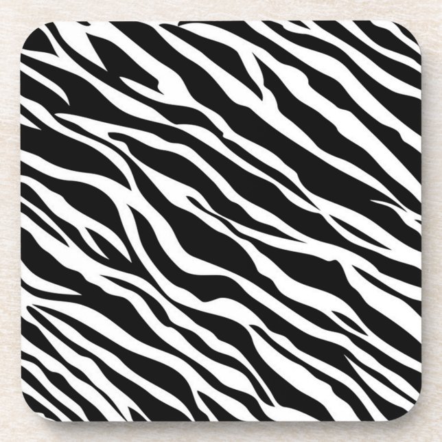 Zebra Print Coasters (Front)
