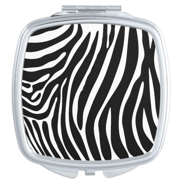 Zebra Print Compact Mirror (Front)