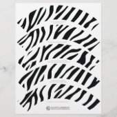 Zebra Print Cupcake Wrappers (Front)
