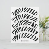 Zebra Print Cupcake Wrappers (Standing Front)