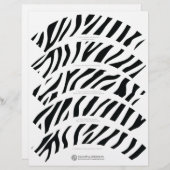 Zebra Print Cupcake Wrappers (Front/Back)