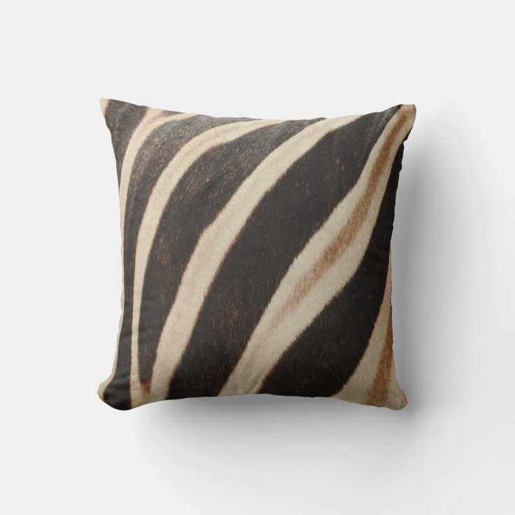 Zebra Print Cushion Zazzle