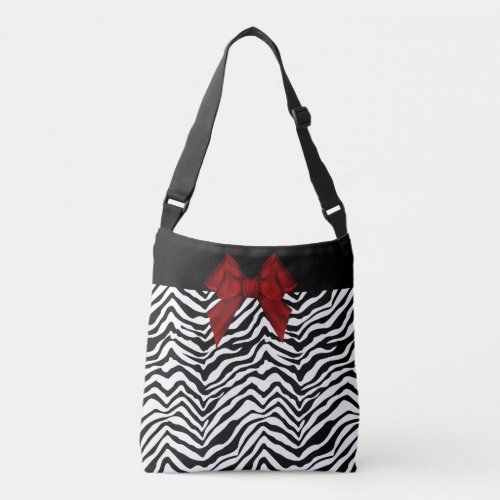 Zebra Print Custom Tote Bag