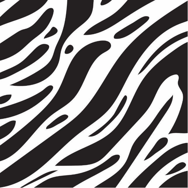 Zebra print cutout (Front)