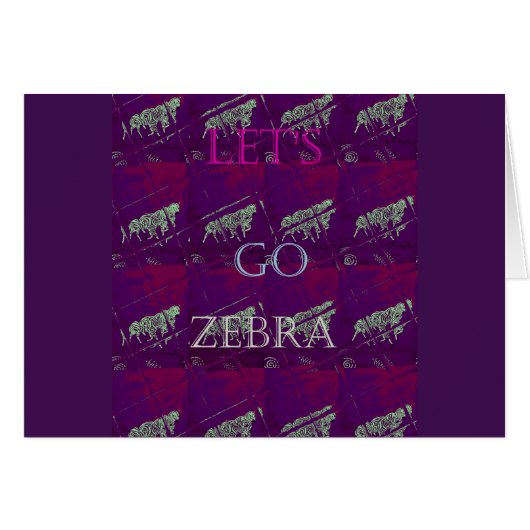 Zebra Print Décor: A Fun Design (Front Horizontal)