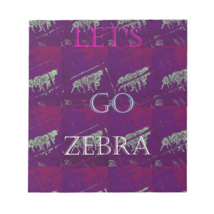 Zebra Print Décor: A Fun Design Notepad