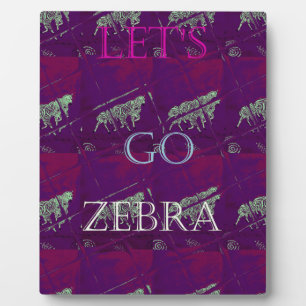 Zebra Print Décor: A Fun Design Plaque