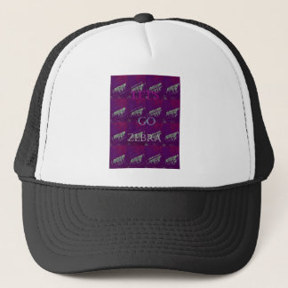 Zebra Print Décor: A Fun Design Trucker Hat