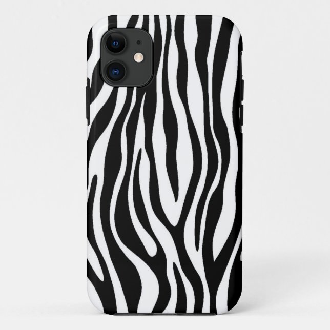 Zebra Print Design Case-Mate iPhone Case (Back)