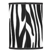Zebra Print Design Lamp Shade (Back)