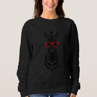Zebra Print Designs For Men Women Stripe Equine Sa Sweatshirt