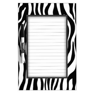 Zebra Print Dry Erase Board