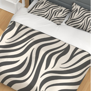 Zebra Print Duvet Cover