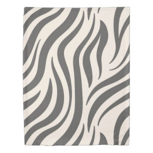 Zebra Print Duvet Cover