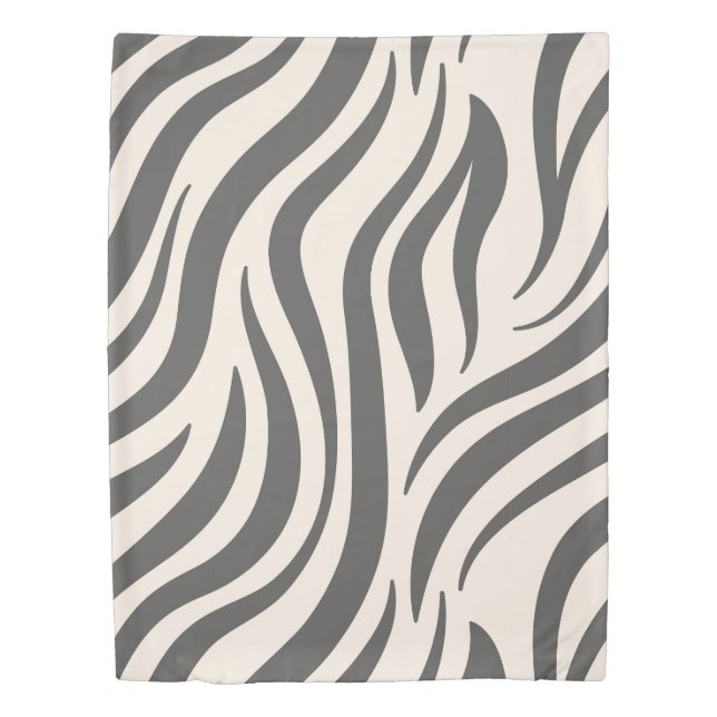 Zebra Print Duvet Cover (Front)
