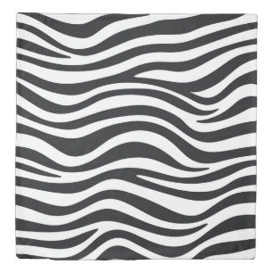 Zebra print duvet cover