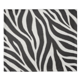 Zebra Print Duvet Cover | Black and White Animal B