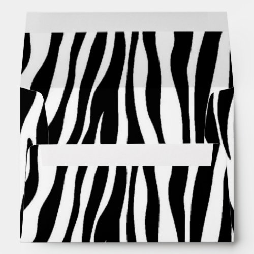 Zebra Print Envelope