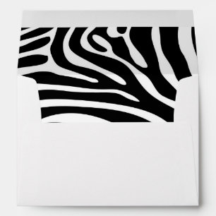 Zebra Print Envelope