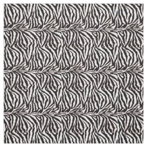 Zebra Print Fabric