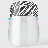Zebra Print Face Shield (Front)