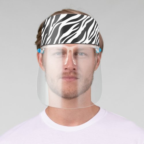 Zebra Print Face Shield