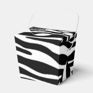 Zebra Print Favor Boxes