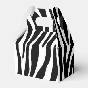 Zebra Print Favor Boxes