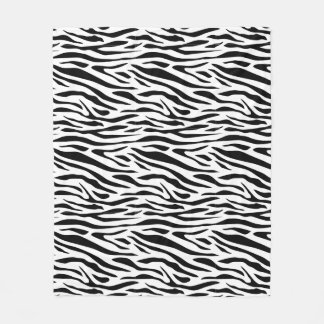 Zebra Print Fleece Blanket