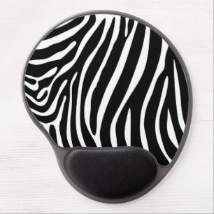 Zebra Print Gel Mouse Pad