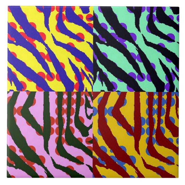 Zebra Print Home Tile (Front)