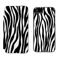 Zebra Print Incipio Watson™ iPhone 5 Wallet Case