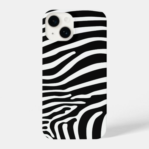 Zebra Print iPhone 14 Case