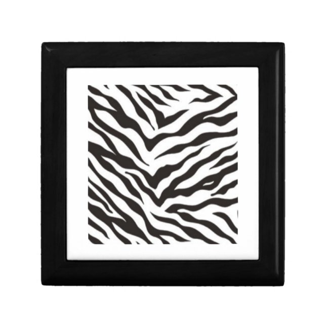ZEBRA PRINT JEWELERY BOX (Front)