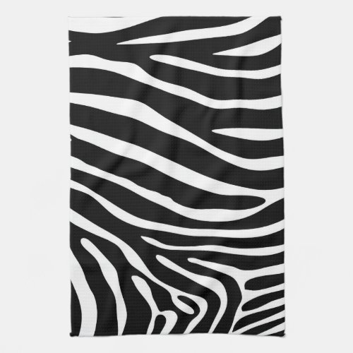 Zebra Print Kitchen Towel