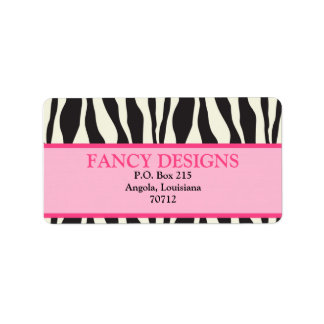 Zebra Print Label