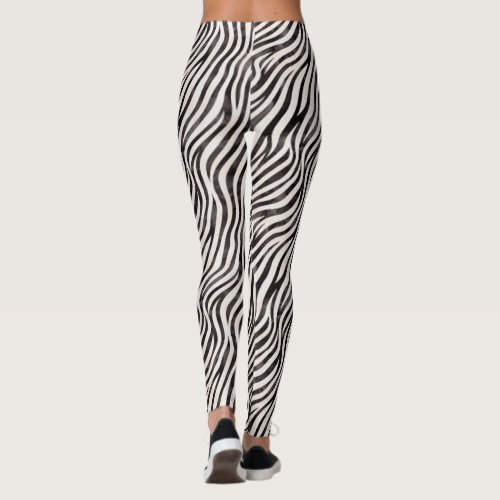 Zebra Print Leggings