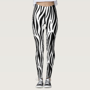 zebra print leggings