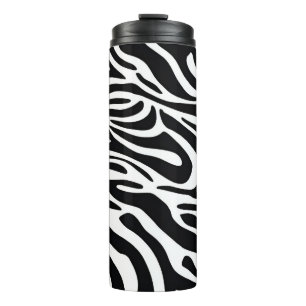 Zebra print leggings thermal tumbler