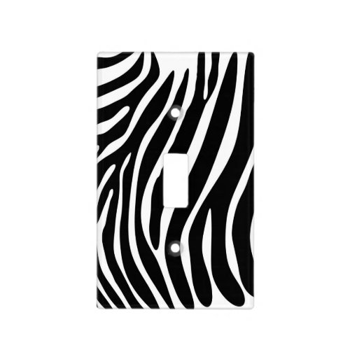 Zebra Print Light Switch Cover