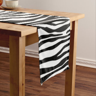Zebra Print Medium Table Runner