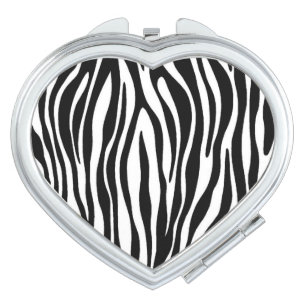Zebra Print Mirror For Makeup