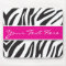 Zebra Print Mouse Pad