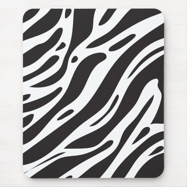 Zebra print mouse pad (Front)