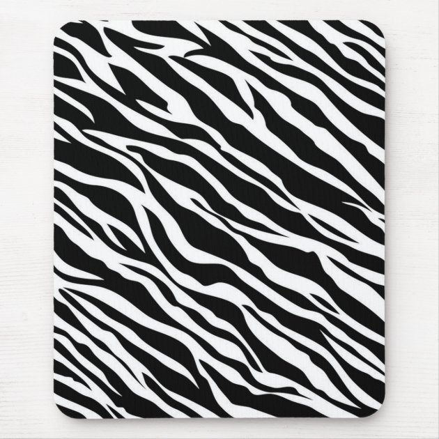 zebra print mouse pad