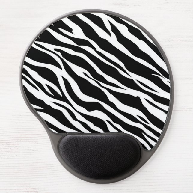 Zebra Print Mouse Pad (Front)