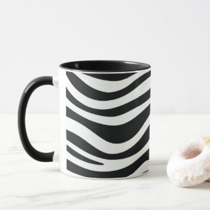 Zebra print mug