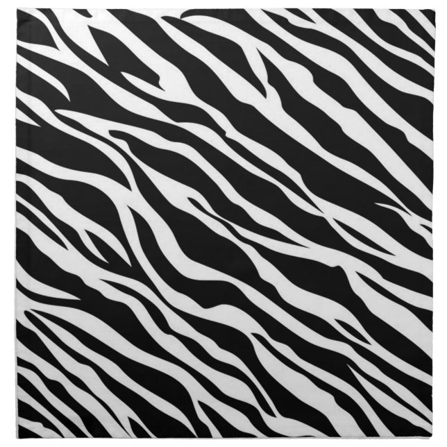 Zebra Print Napkins (Front)